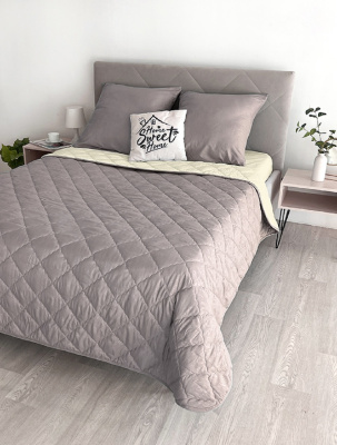 Комплект постельного белья с одеялом New Style КМ-005 крем-кофе крем-кофе