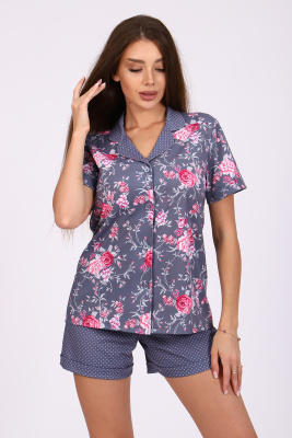 Костюм 71027 серый