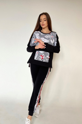 Костюм 7298 черный