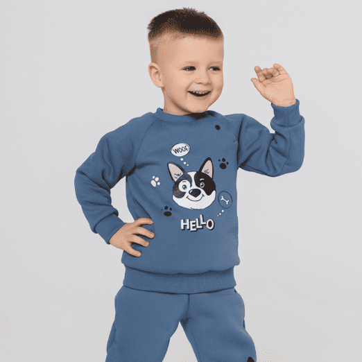 Толстовка футер начёс Кольт 10946 голубой камень Толстовка футер начёс Кольт 10946 голубой камень