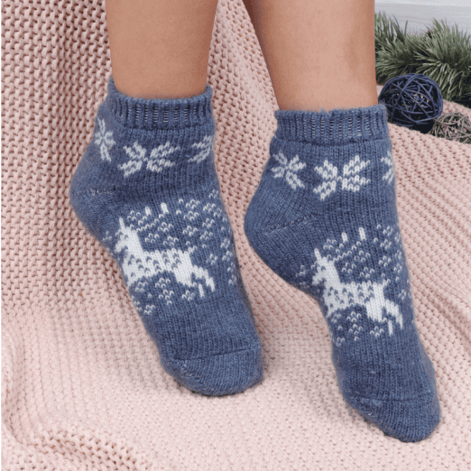 Носки шерстяные GL630 короткие животные